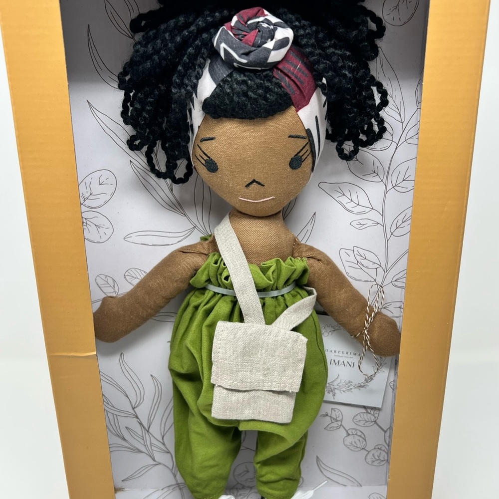Harperlman Imani 14” linen doll